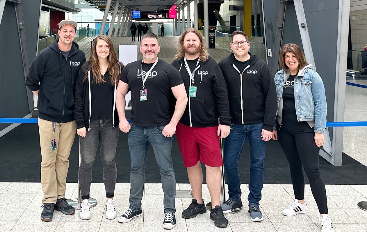 Leap team at an event