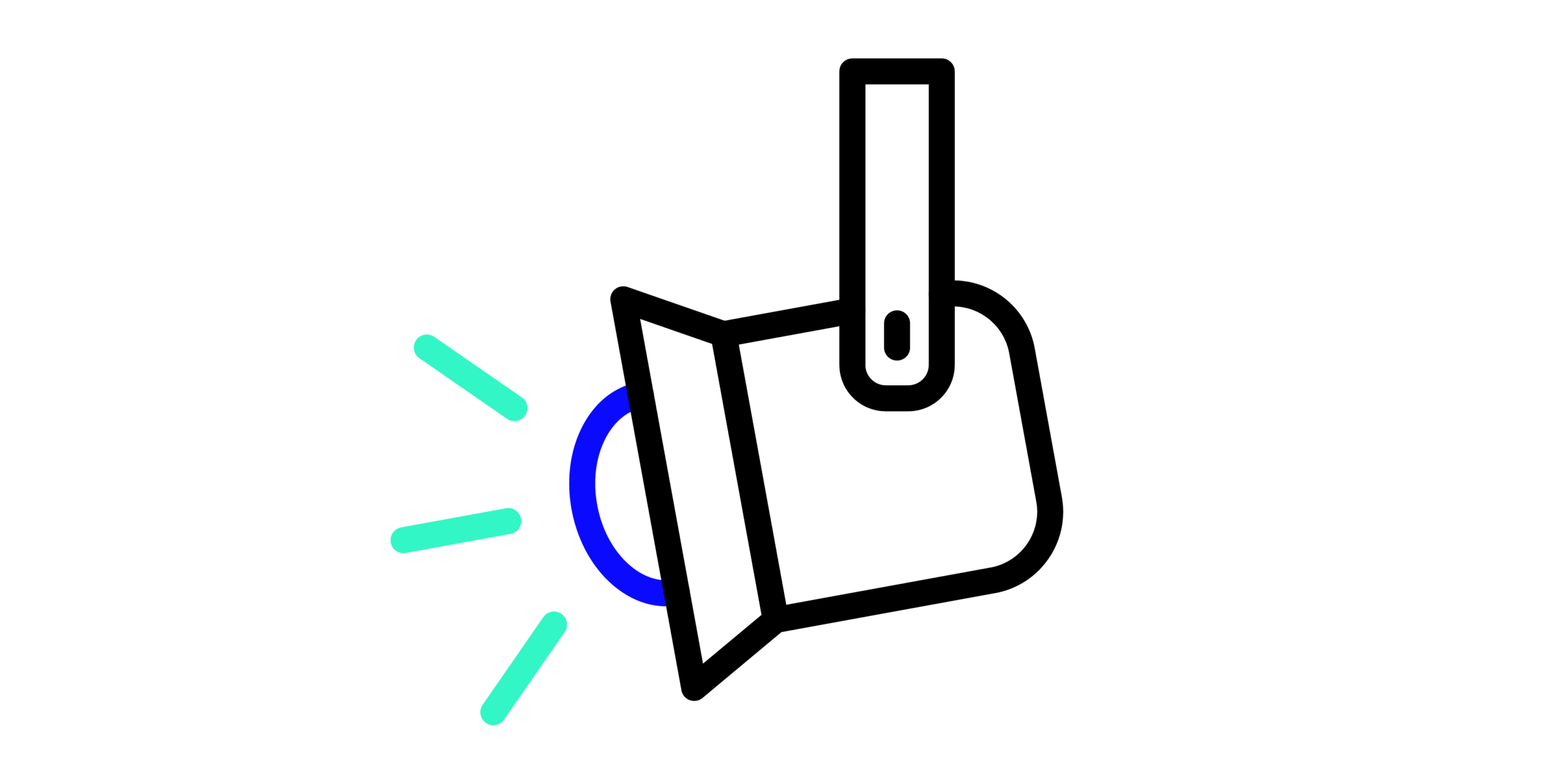 An icon of a spotlight